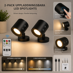 Dubbelljus | Obrotowa lampa ścienna LED (zestaw 2 szt.)