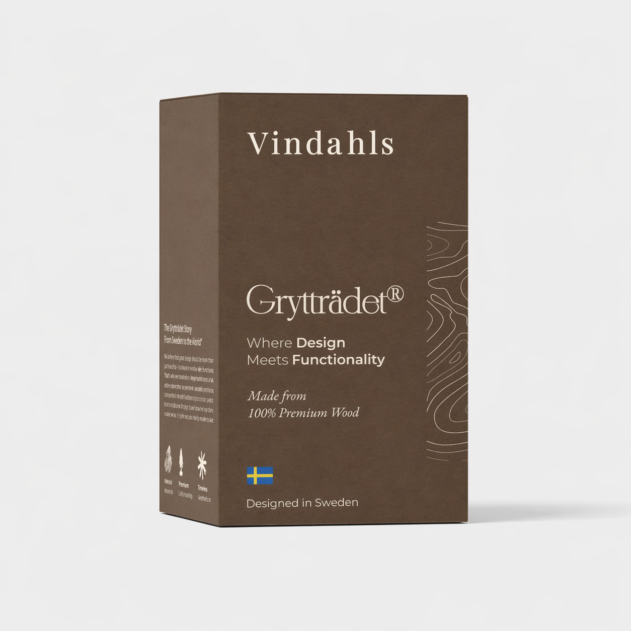 Grytträdet® Original | Drewniana podkładka pod garnek